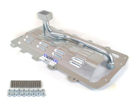 Canton Racing Windage Trays 20-937P34 Tray, Steel, Clear Zinc, Louvered, Includes Oil Pump Pickup, Ford, Small Block, Gen 3 Coyote, For 15-730/15-734 Oil Pans, Kit