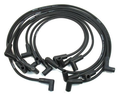 PerTronix Flame-Thrower Spark Plug Wire Sets 808210 Wires, Flame-Thrower, Spiral Core, 8mm, Black, 90 Degree Boots, GM, Small Block, V8, Set