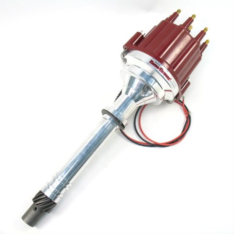 PerTronix Flame-Thrower Plug and Play Marine Distributors with Ignitor II® Module D200811 Distributor, Marine, Play, Magnetic, Mechanical Advance, Red Cap, Chevy, Big/Small Block, Each