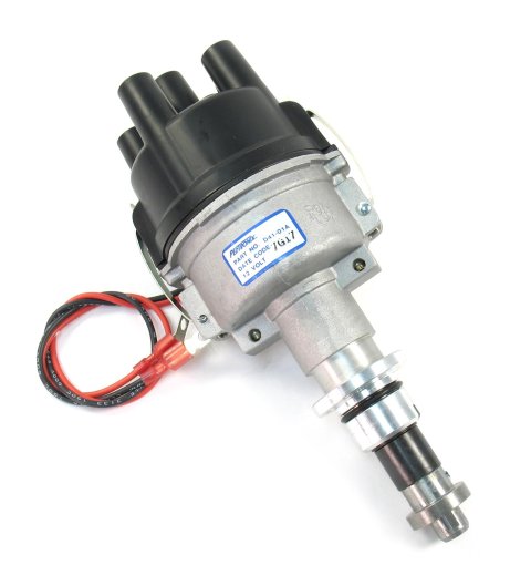 PerTronix Industrial Distributors D41-01A Distributor, Industrial, Hall Effect, Mechanical Advance, Black Cap, Waukesha, D155G, D176G, VRG220, Each