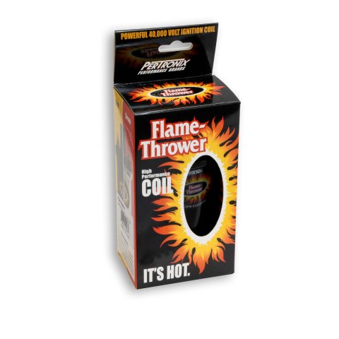 PerTronix Flame-Thrower II Ignition Coils 45011 Coil, II, Canister, Round, Oil Filled, Black, 45,000 V, Each