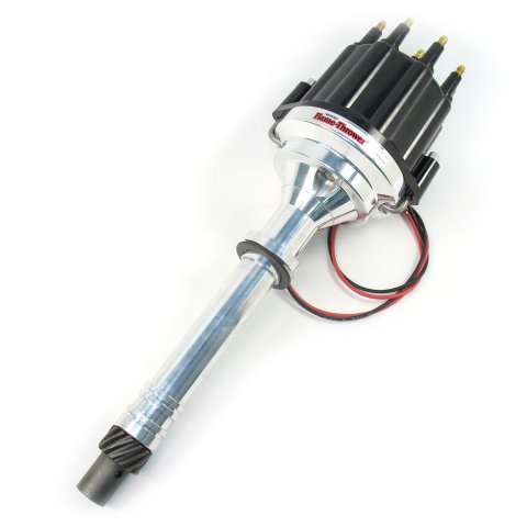 PerTronix Flame-Thrower Plug and Play Marine Distributors with Ignitor II® Module D200810 Distributor, Marine, Play, Magnetic, Mechanical Advance, Black Cap, Chevy, Big/Small Block, Each