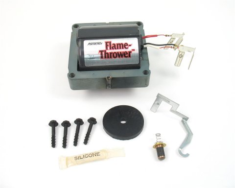 PerTronix Flame-Thrower HEI and TFI Ignition Coils D3001 Coil, E-Core, In-Cap, Epoxy, Black, 50,000 V, GM, White Wire, Each