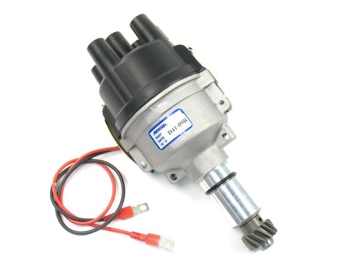 PerTronix Industrial Distributors D41-09B Distributor, Industrial, Hall Effect, Mechanical Advance, Black Cap, V65D, Side Mount, Each