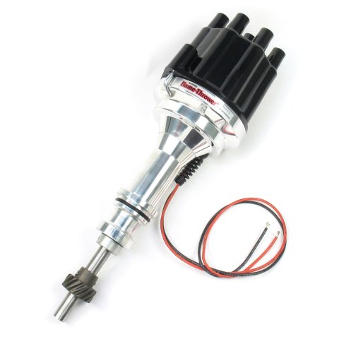 PerTronix Flame-Thrower Plug and Play Billet Distributors with Ignitor II® Module D130800 Distributor, Play, Hall Effect, Mechanical Advance, Black Cap, Ford, 289-302, Each