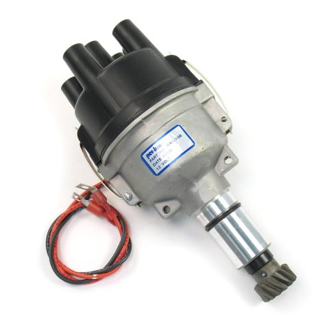PerTronix Industrial Distributors D41-10B Distributor, Industrial, Hall Effect, Mechanical Advance, Black Cap, Wisconsin, VH4D, Top Mount, Each