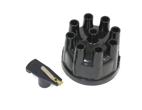 PerTronix Flame-Thrower Distributor Cap and Rotor Kits D600703 Kits, Flame-Thrower, Female/Socket, Black Cap, Clamp Down, Rotor, Brass Contact Terminal, Flame-Thrower, Ford, V8, Kit
