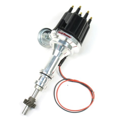 PerTronix Flame-Thrower Plug and Play Billet Distributors with Ignitor II® Module D132710 Distributor, & Play, Hall Effect, Vacuum, Mechanical Advance, Black Cap, Ford, 351C, 351M, 400, 429, 460