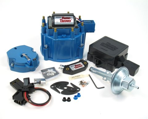 PerTronix Flame-Thrower Tuneup Kits D8012 HEI Distributor Upgrade Kit, Flame Thrower, Coil, Cap, Rotor, Module, GM, Kit