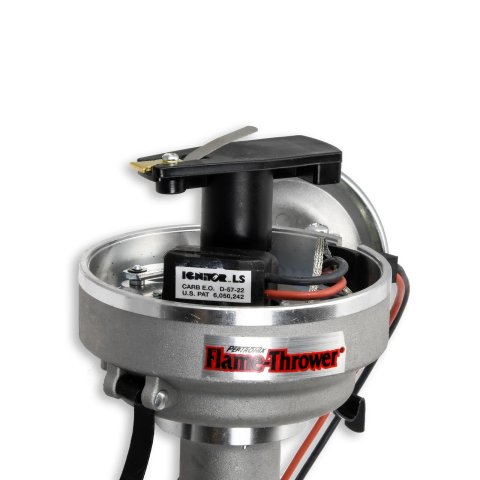 PerTronix Flame-Thrower Stock Look Cast Distributors for 1964-1967 MUSTANG - D134600 Distributor, Flame-Thrower, Ignitor I, Look, Magnetic Pickup, Vacuum Advance, Cap, Ford, V8, Each