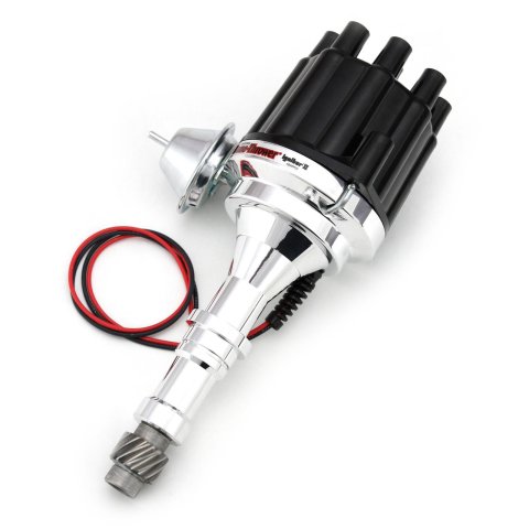 PerTronix Flame-Thrower Plug and Play Billet Distributors with Ignitor III® Module D7151700 Dist I3 Buick V8 215-350 Vac Blk Cap