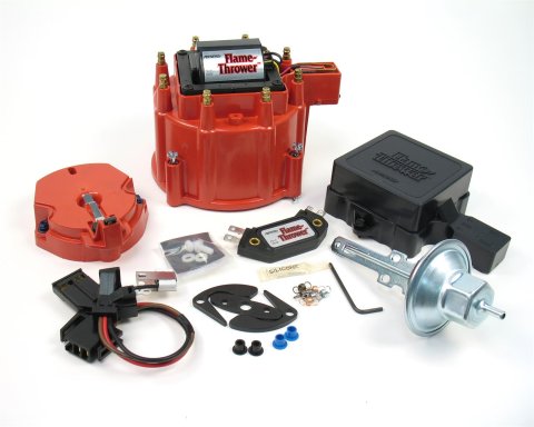 PerTronix Flame-Thrower Tuneup Kits D8001 HEI Distributor Upgrade Kit, Flame Thrower, Coil, Cap, Rotor, Module, GM, Kit
