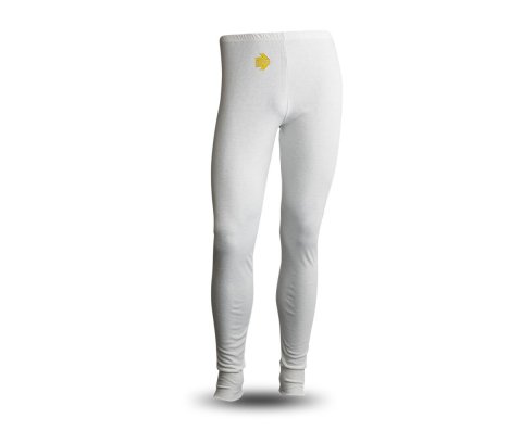 MOMO Racing Comfort Tech Fire-Resistant Underwear Pants MNXLJCTWHS00 Fire Retardant Pants, Fire Resistant, Full Length, Men's Small, Aramid Fabric, White, Each