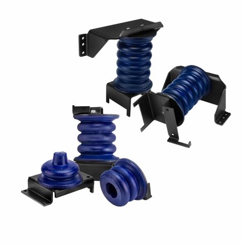 SuperSprings - Air Spring Helper Kits for 2019-2021 F-53 MOTORHOME CHASSIS K-10-003 SumoSprings Front & Rear Kit SSF-170-40-2 & SSR-184-40-1 Ford