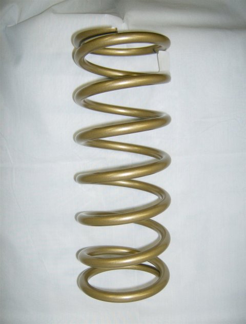 Landrum Front Coil Springs E950 Spring, Front, 5.5 in. Diameter, 9.5 in. Height, 950 lbs./in., Gold, Each