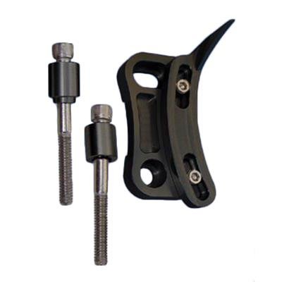 Milodon Timing Pointers 65781 Pointer, Billet Aluminum, Black, 6.325 in., 7.074 in., Diameter Balancers, Ford, Each