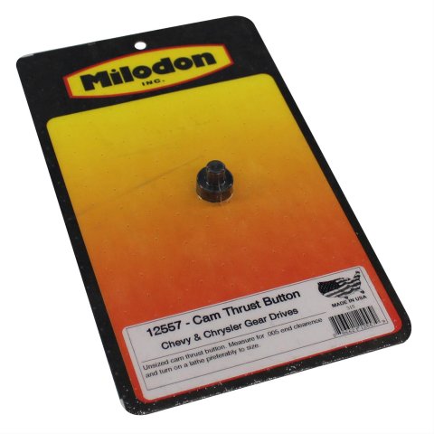 Milodon Timing Gear Drive Replacement Parts 12557 Part, Thrust Button, Chevy, Chrysler, Dodge, Plymouth, Each