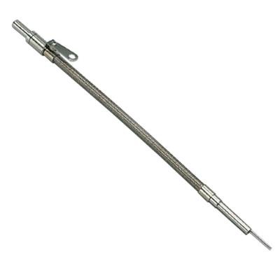Milodon Stainless Steel Transmission Dipsticks 22150 Dipstick, Braided Steel, Natural, C-6, Each