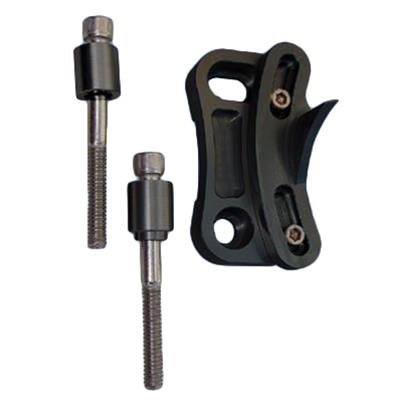 Milodon Timing Pointers 65780 Pointer, Billet Aluminum, Black, 6.325 in., 7.074 in., Diameter Balancers, Ford, Each