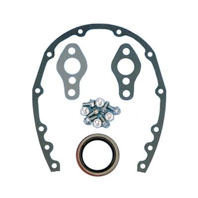 Milodon Timing Cover Gasket Sets 65503 Gaskets, Cover, Composite, Rubber, Chevy, Small Block, Kit