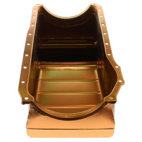 Milodon 4x4 Truck and Off-Road Oil Pans 30520 Pan, Steel, Gold Iridite, 8 qt., Ford, 351/400, Each