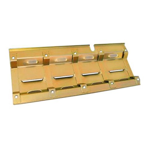 Milodon Windage Trays 32150 Tray, Steel, Gold Iridite, Louvered, Center Sump, Chevy, 4.8, 5.3, 5.7, 6.0L, Each