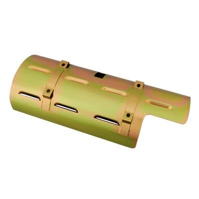 Milodon Windage Trays 32227 Tray, Steel, Gold Iridite, Louvered, Rear Sump, Ford, Big Block 385 Series, Each