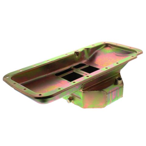 Milodon Pro Touring Oil Pans 31580 Pan, Touring, Steel, Gold Iridite, 7 qt., Mopar, Big Block, B/RB/Hemi, Fits A, B and E Bodies, Comp Baffling, Each