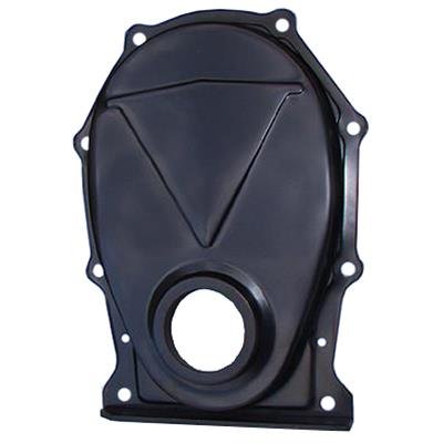 Milodon Steel Timing Covers 65650 Cover, 1-Piece, Steel, Black, Chrysler, Dodge, Plymouth, Big Block, Hemi, Kit