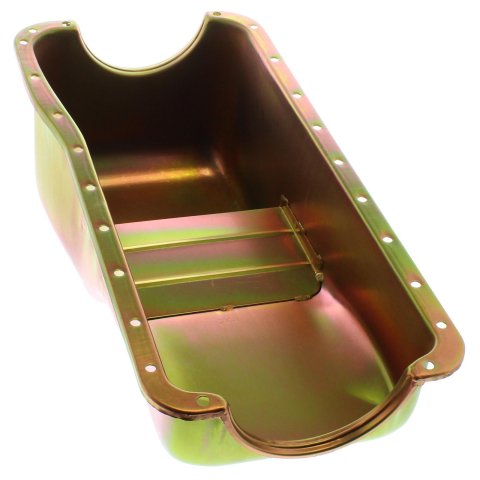 Milodon Stock Replacement Oil Pans 30745 Pan, Steel, Gold Iridite, 5 qt., Ford, 429/460, Each