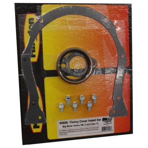 Milodon Timing Cover Gasket Sets 65606 Gasket, Cover, Fiber, Chevy, Big Block, Kit