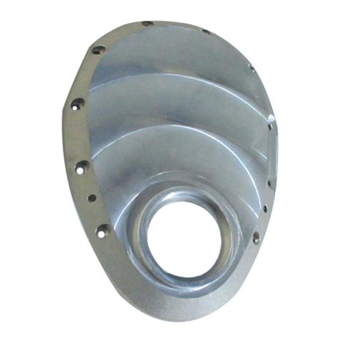 Milodon Aluminum Timing Covers 14815 Cover Polished Small Block Chevy