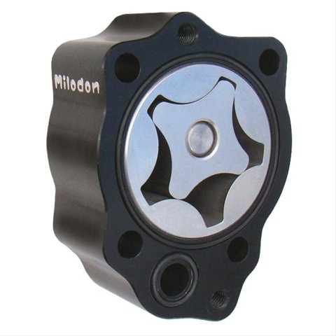 Milodon Billet Aluminum Big Block Chrysler Oil Pumps 21814 Pump, High-Volume, High-Pressure, Aluminum, Black Anodized, Mopar, Block/426 Hemi, Each