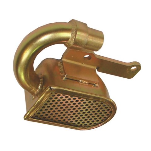 Milodon Oil Pump Pickups 18307 Pickup, Press Fit, Aftermarket Pan Style, 7.500 in. Pan Depth, Chevy, Small Block, Each