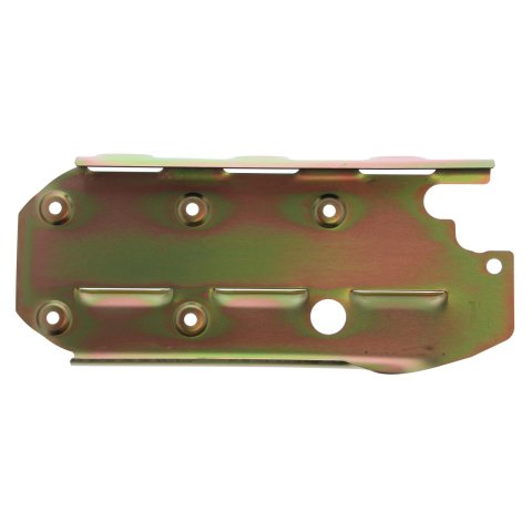 Milodon Windage Trays 32101 Tray, Steel, Gold Iridite, Louvered, Rear Sump, Chevy, Small Block 400, Each
