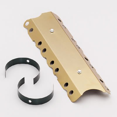 Milodon Lifter Valley Baffles 32620 Baffle, Valley, Steel, Gold Iridite, Chrysler, Dodge, Plymouth, Small Block, Each