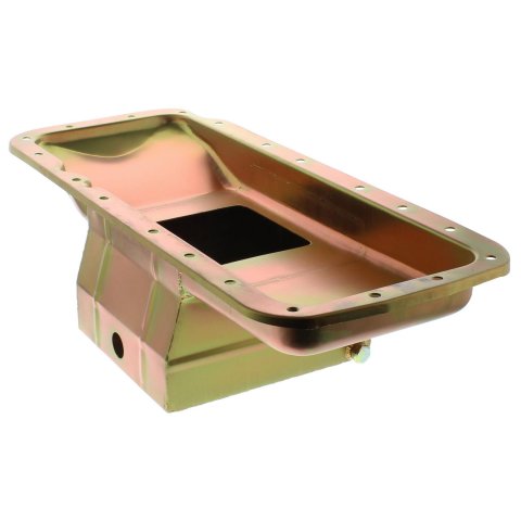 Milodon Street and Strip Oil Pans 30931 Pan, Steel, Gold Iridite, 7 qt., Mopar, B/RB/Hemi, A, B E Bodies, External Pump, Each