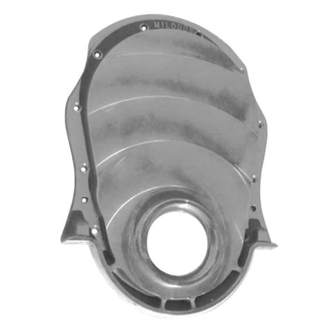Milodon Aluminum Timing Covers 14855 Cover, 1-Piece, Aluminum, Natural, Chevy, Big Block, Each