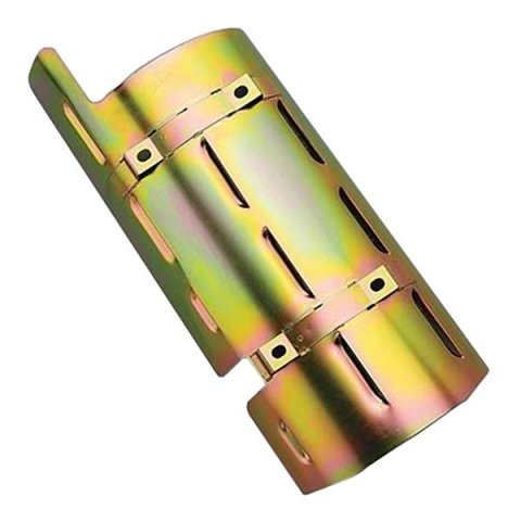 Milodon Windage Trays 32217 Tray, Steel, Gold Iridite, Louvered, Rear Sump, Ford, Small Block, Each