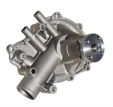 Milodon Mechanical Water Pumps for 1965-1966 FAIRLANE, 1964-1967 MUSTANG - 16229 Pump, Mechanical, High-Volume, Mustang 289, 1964-1966 and 289 HP 1967 Passenger Side Inlet, Aluminum, Each