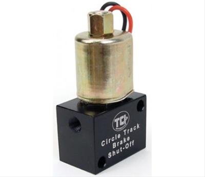 TCI Electric Brake Line Locks 861200 Lock, Electric, 1/8 in. NPT Female Threads Inlet/Outlet, Aluminum, Each