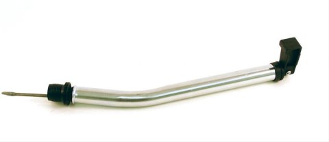 TCI Filler Tubes and Dipsticks 743850 Automatic Transmission Dipstick with Tube, Locking, Steel/Plastic, Gold Dichromate, Black, Shorty, Powerglide