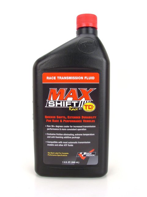 TCI Max Shift RTF Racing Transmission Fluid 950620 Fluid, Shift, Dexron/Mercon, 1 qt., Each