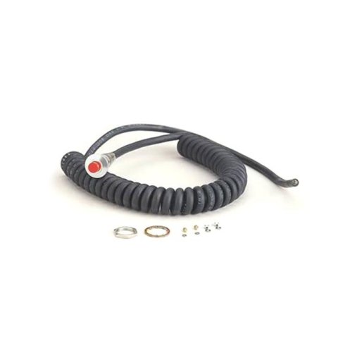 TCI Microswitches with Spiral Cords 388400 Switch, Push Button, Momentary, Trans-Brake, Plastic, Red, 10 Amps, Cord, Each