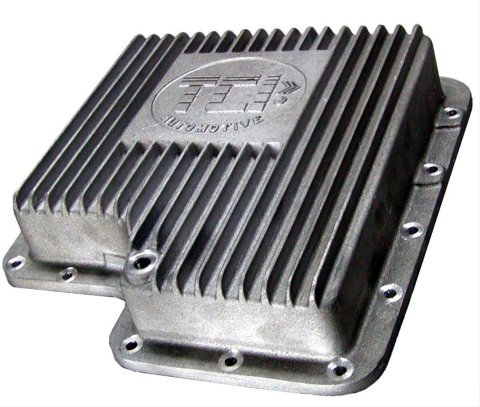 TCI Transmission Pans 428000 Automatic Pan, Deep, Aluminum, Natural, Ford, C-6, Each