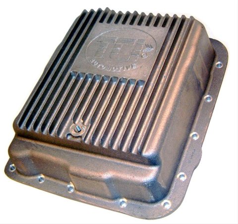 TCI Transmission Pans 378000 Automatic Pan, Deep, Aluminum, Natural, GM, 700R4, 4L60E, Each