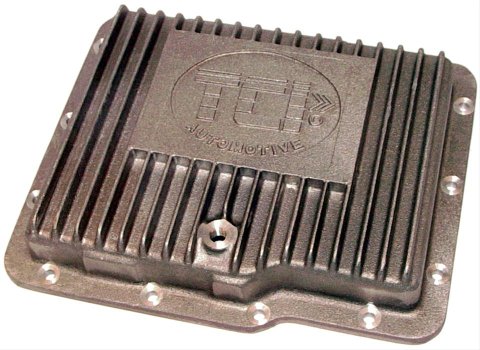 TCI Transmission Pans 528300 Automatic Pan, Stock, Aluminum, Natural, GM, Powerglide, Each