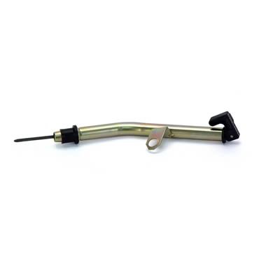 TCI Filler Tubes and Dipsticks 743811 Automatic Transmission Dipstick with Tube, Locking, Steel/Plastic, Gold Dichromate, Black, Ford, C-4, Each