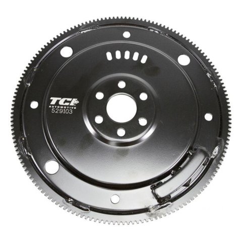 TCI Premium Series 157-Tooth Flexplate 529103 Flexplate, Premium, 157 Tooth, 10.500 in. Bolt Pattern, Steel, Black E-Coated, External 28 oz. Imbalance, Ford, Small Block, Each