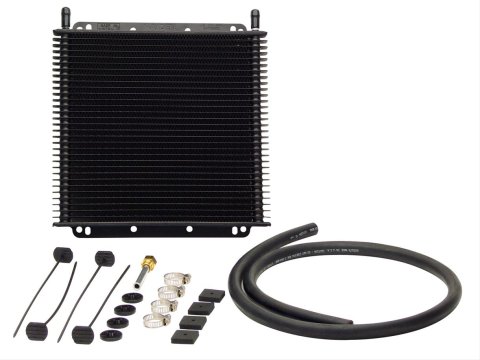 TCI Max-Cool Transmission Coolers 824104 Cooler, Max-Cool, Plate style, Aluminum, Black, 11 in. x 9.875 in. x 3/4 in., Each